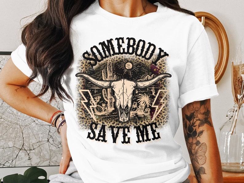 Somebody Save Me, Shirt, Country Music, Western, Nashville, Tee, Jelly Roll