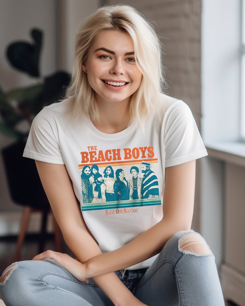 Vintage The Beach Boys Band Shirt, 80S The Beach Boys Fan T-Shirt, Vintage The Summer In Paradise The Beach Boys Tee