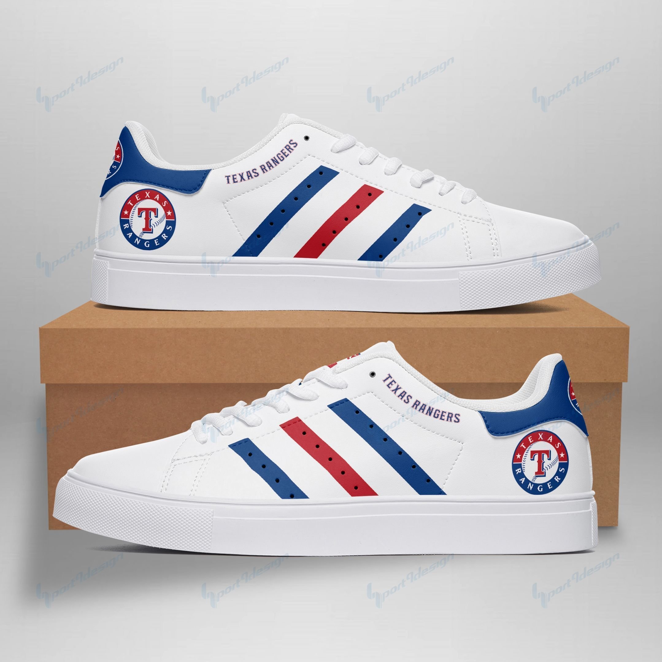 Texas Rangers SS Custom Sneakers 081