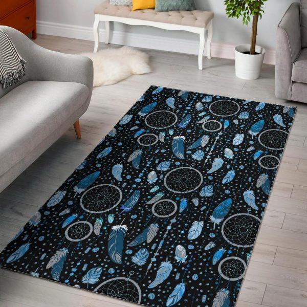 Blue Dream Catcher Feather Home Deco …