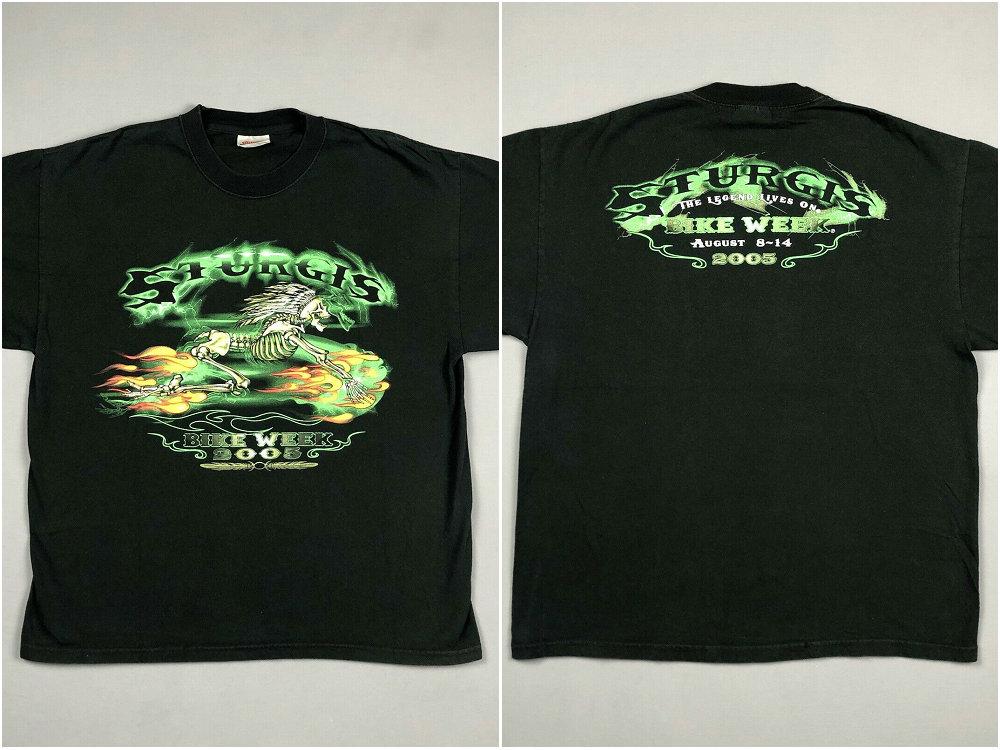 Vintage Sturgis Bike Week T Shirt Black print t shirt