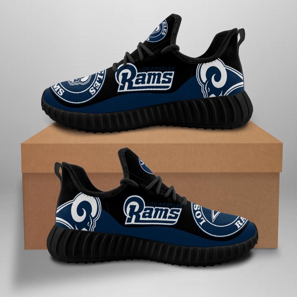 Los Angeles Rams Sneakers Big Logo Yeezy Shoessport - Yeezy Shoes