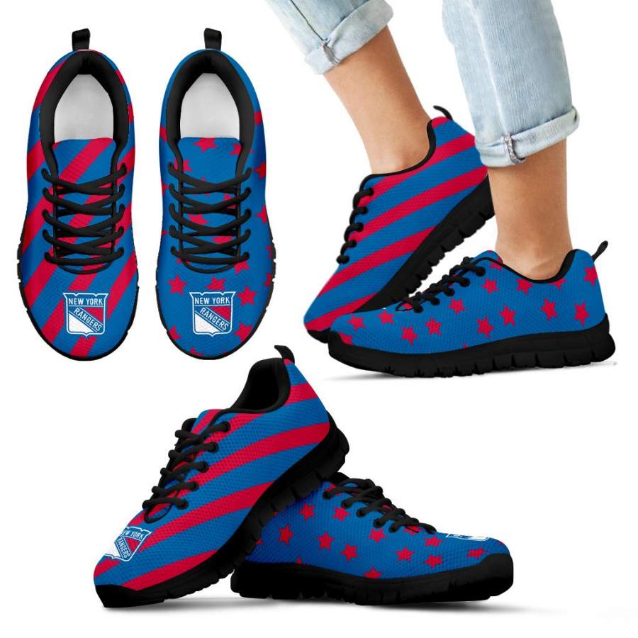 Splendid Star Mix Edge Fabulous New York Rangers Sneakers