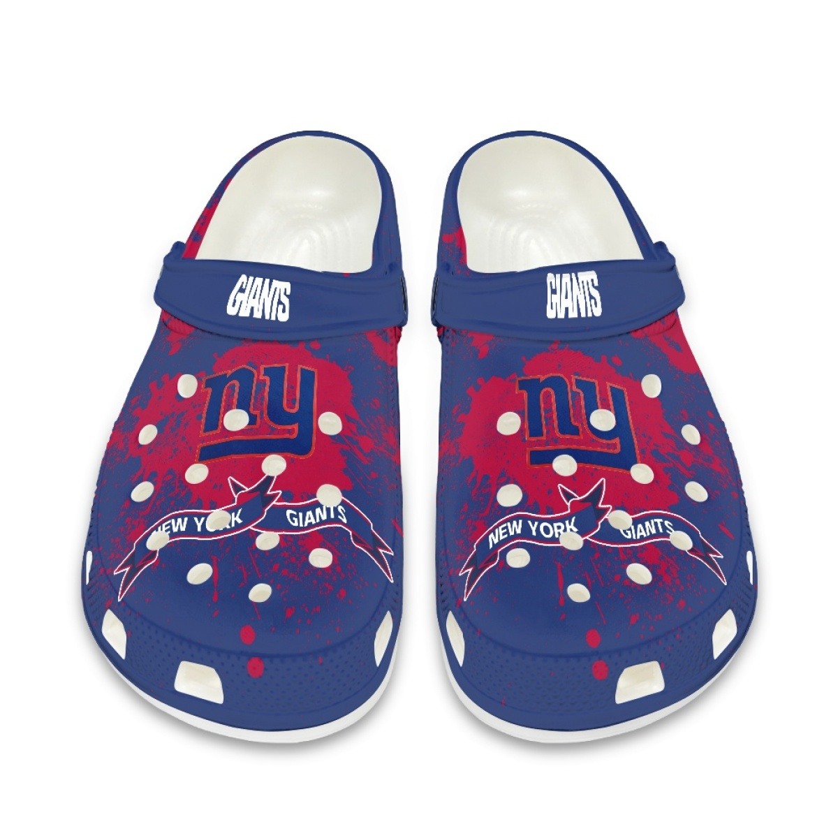 New York Giants Shoes Cute Style#3 Crocs Shoes For Fans