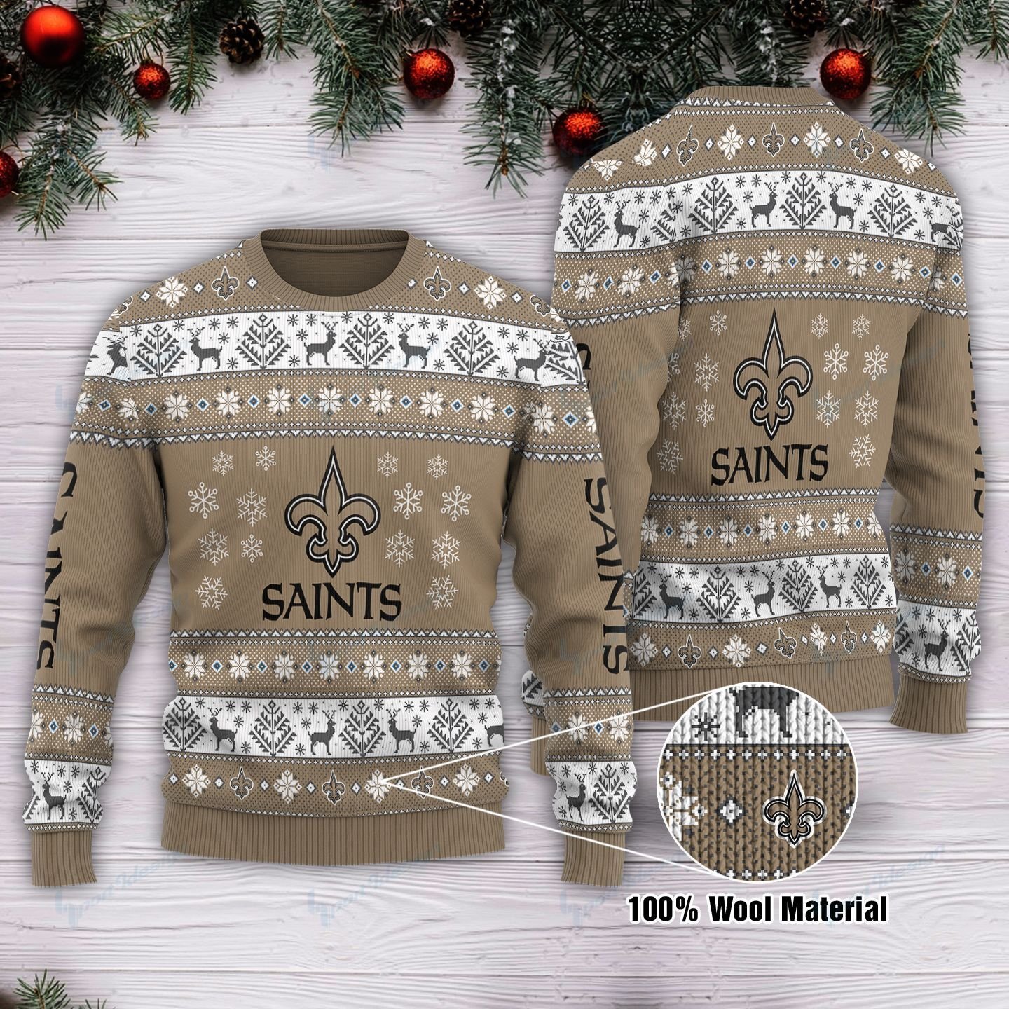 New Orleans Saints Sweater 11 – Donelanetop Store