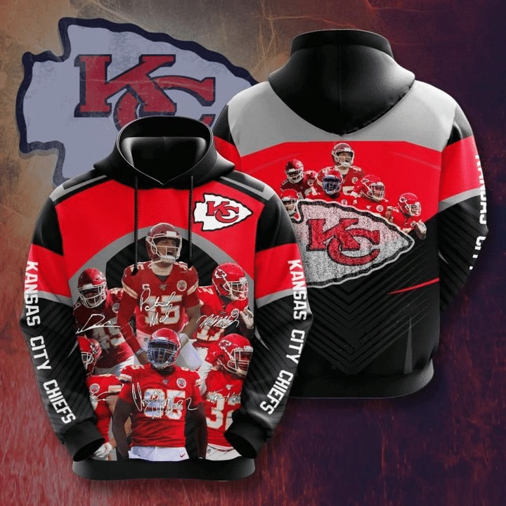 Kansas City Chiefs  91 Unisex 3D Hoodie Gift For Fans