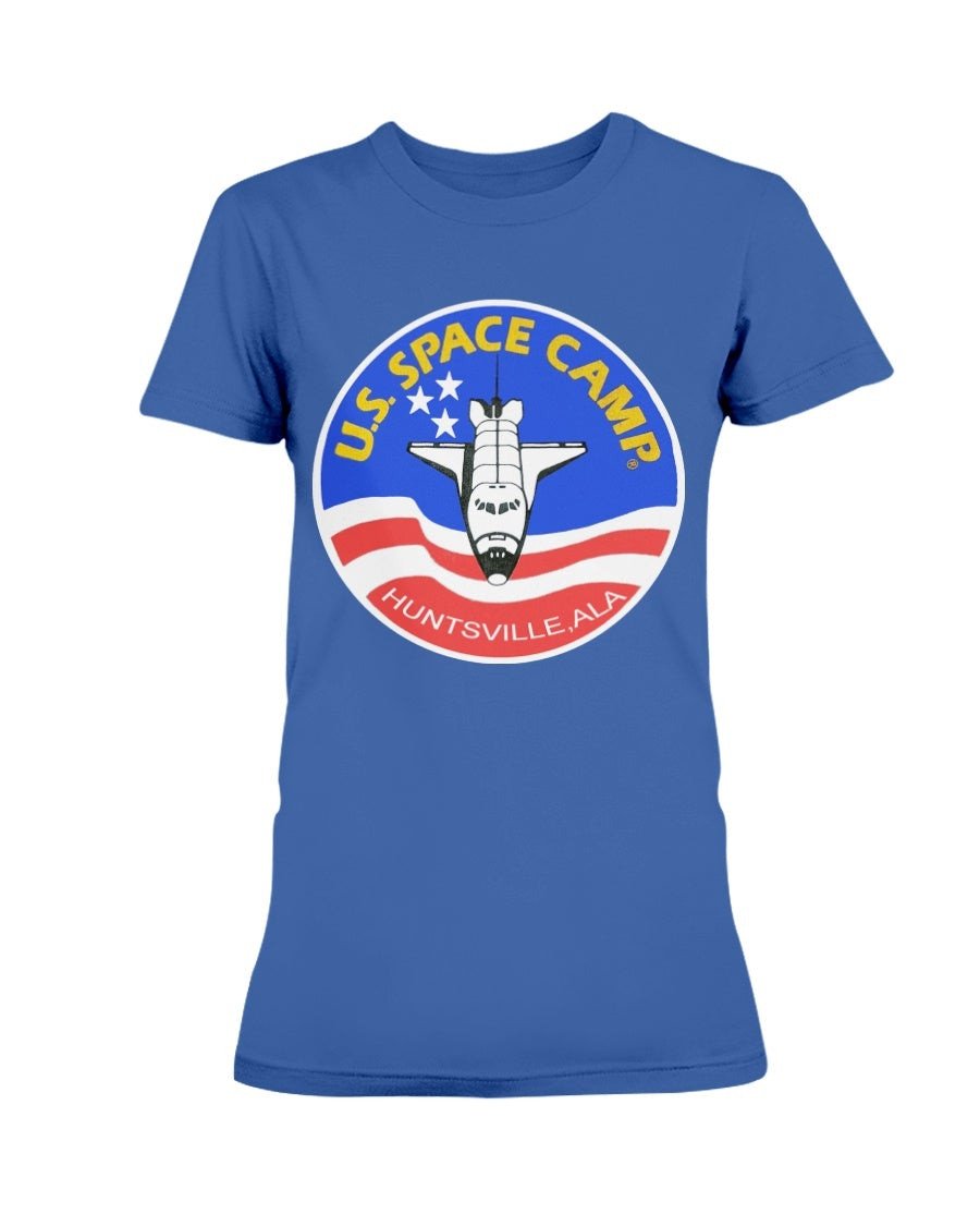 Vintage 90S U S Space Camp Huntsville Alabama Space Shuttle Ladies T Shirt 090821