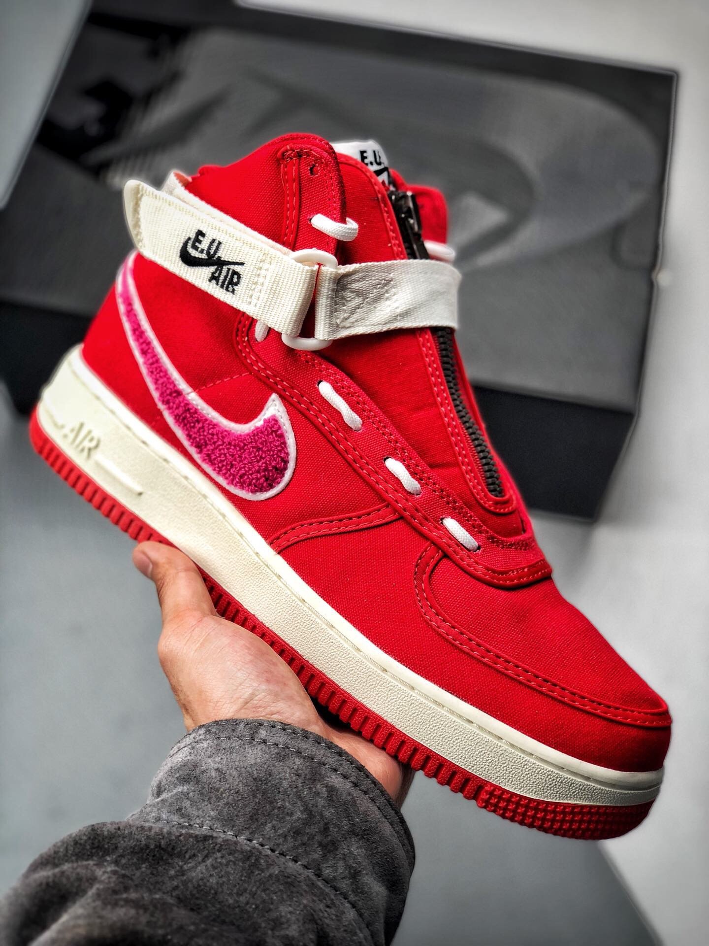 Emotionally Unavailable x Nike Air Force 1 High Red AV5840-600 5340947