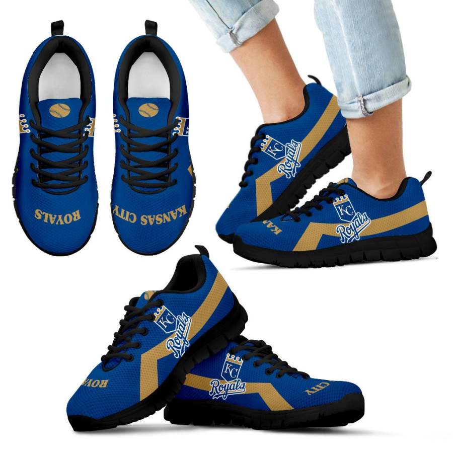 Kansas City Royals Line Logo Sneakers