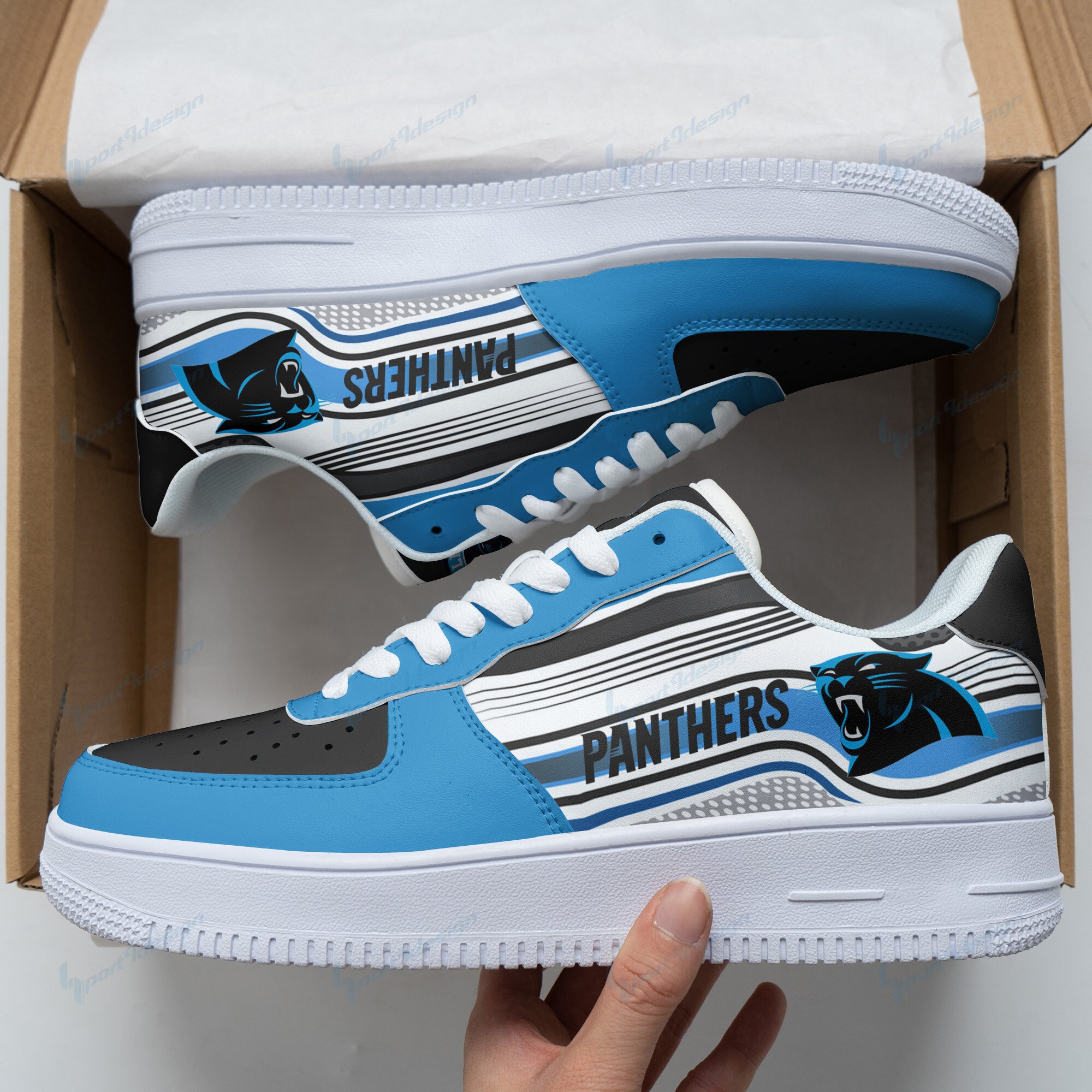 Carolina Panthers Af1 Shoes 286