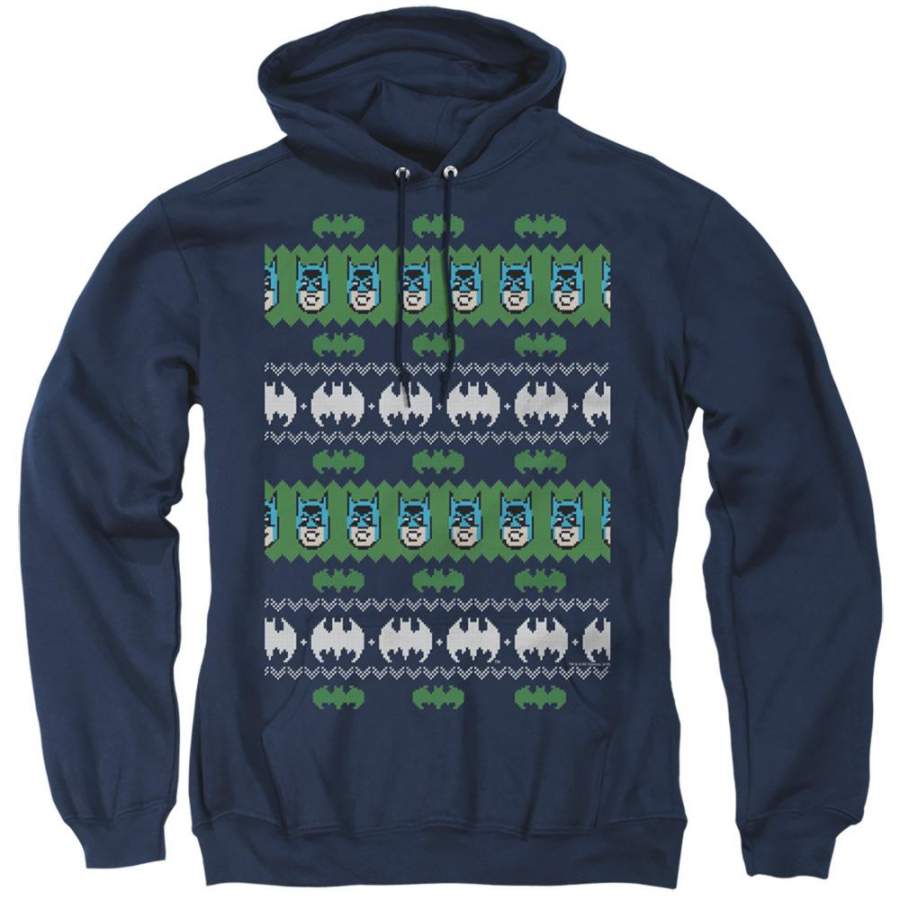 Batman Batman Christmas Sweater Men’s Pull-Over 75 25 Poly Hoodie