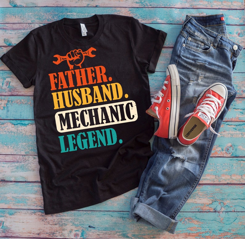 Mechanic Dad Shirt | Father Husband Mechanic Legend | Fixologist Dad Handyman Pops Father’S Day Gift