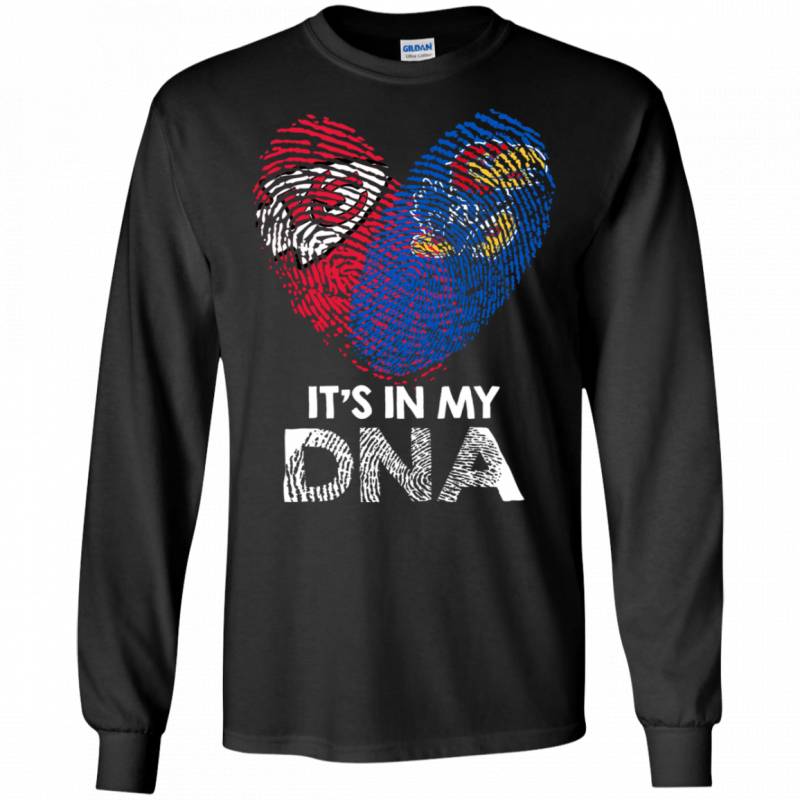 Kansas Jayhawks and Kansas City Chiefs Its In My DNA Shirts