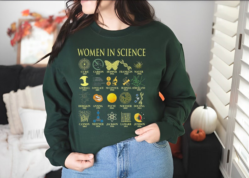 Woman In Science Sweatshirt, Women In Stem Hoodie, Girl Scientist Shirt, Scientist Sweatshirts, Gift For Scientist, Feminism Empowerment Tee