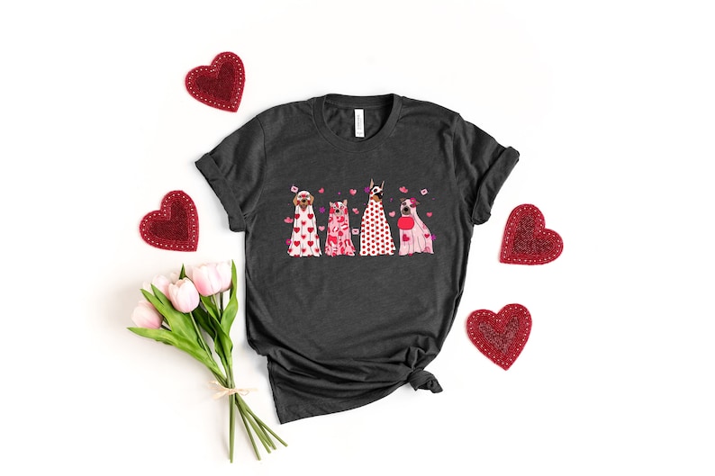 Valentine Dog Sweatshirt, Love Dog Shirt, Valentine Sweatshirt,Valentine Sweater, Valentine Crewneck Lovely Dog Shirts, Dogs Be My Valentine