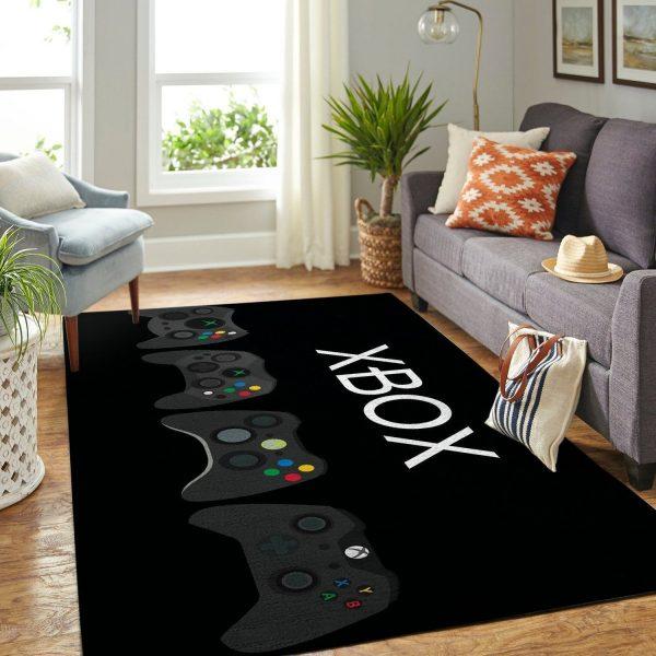 Xbox Console Game Art Home Decor Rectangle Area Rug 19