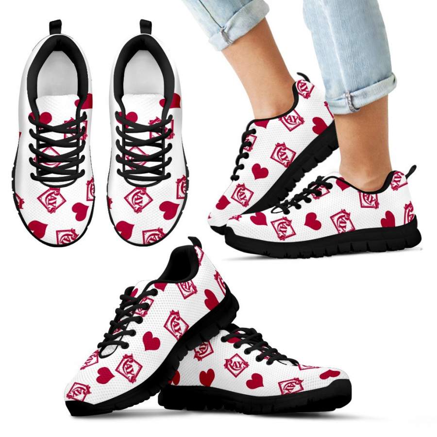 Sweeten Dreamy Love Pattern With Logo Tampa Bay Rays Sneakers