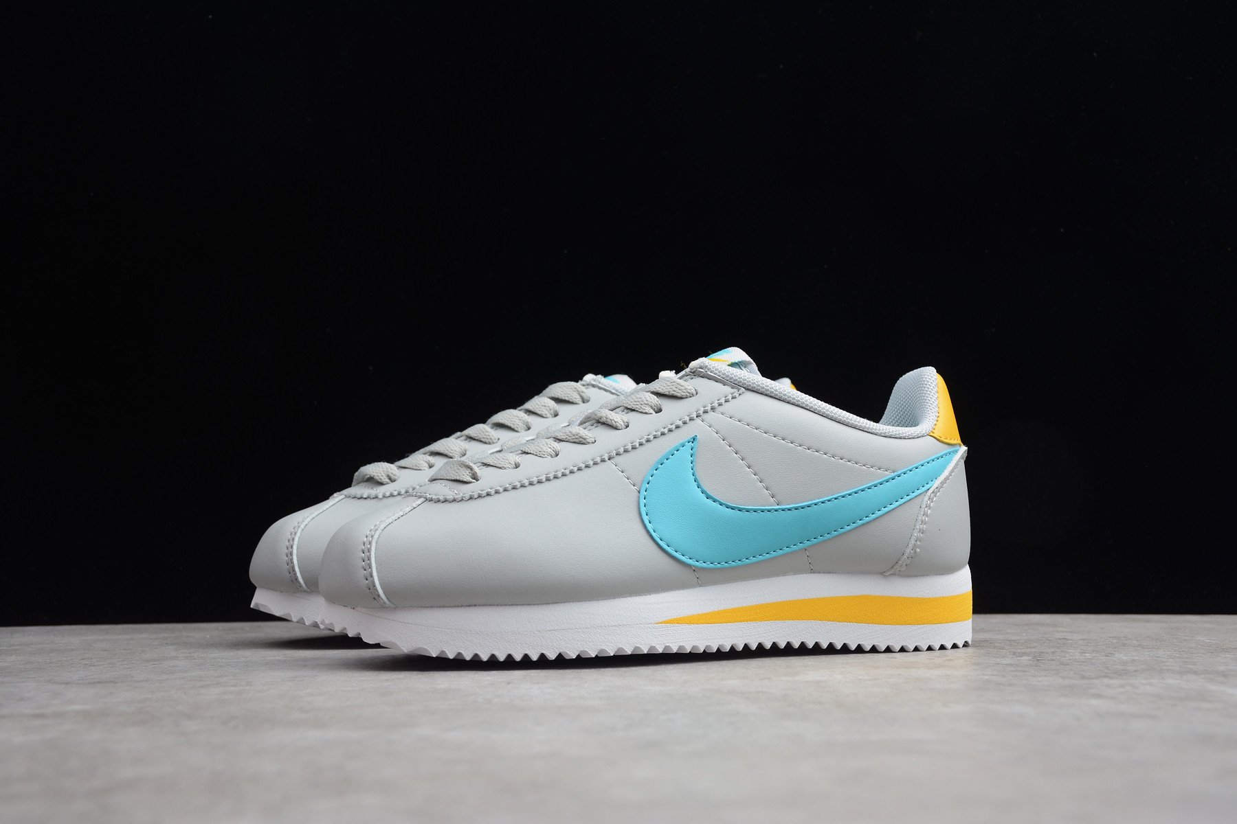 Nike Classic Cortez Leather ‘Spring Pack – Jade’ Women Shoes Sneakers SNK169633684