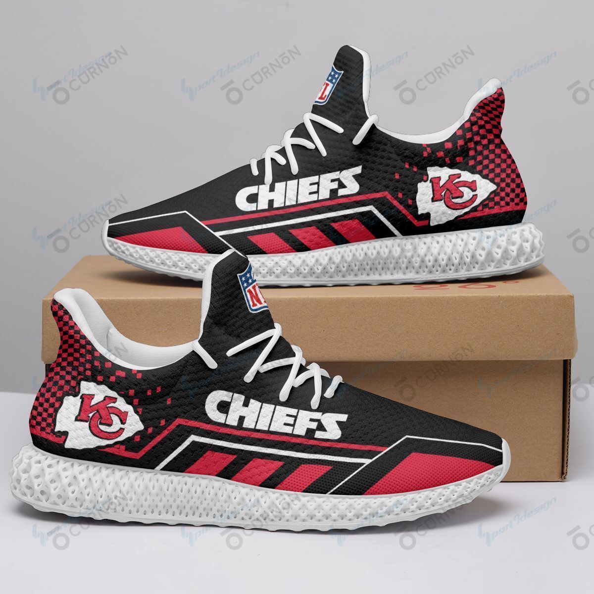 Kansas City Chiefs 4D Future Sneakers 70