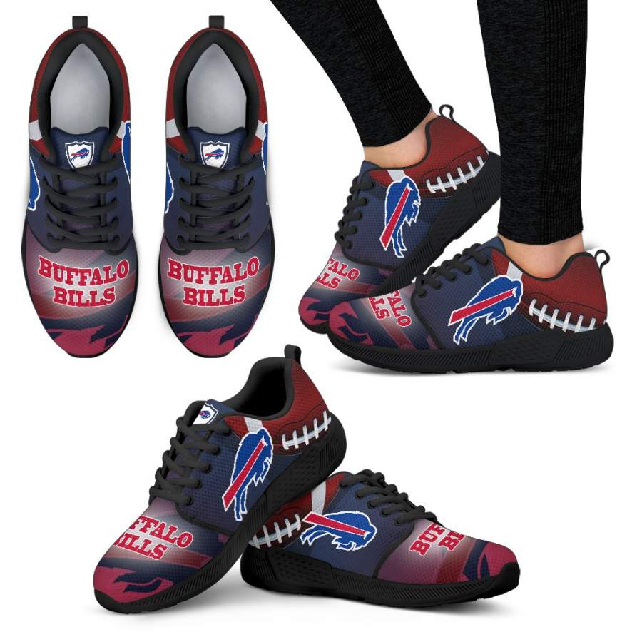 Awesome Buffalo Bills Running Sneakers For Football Fan