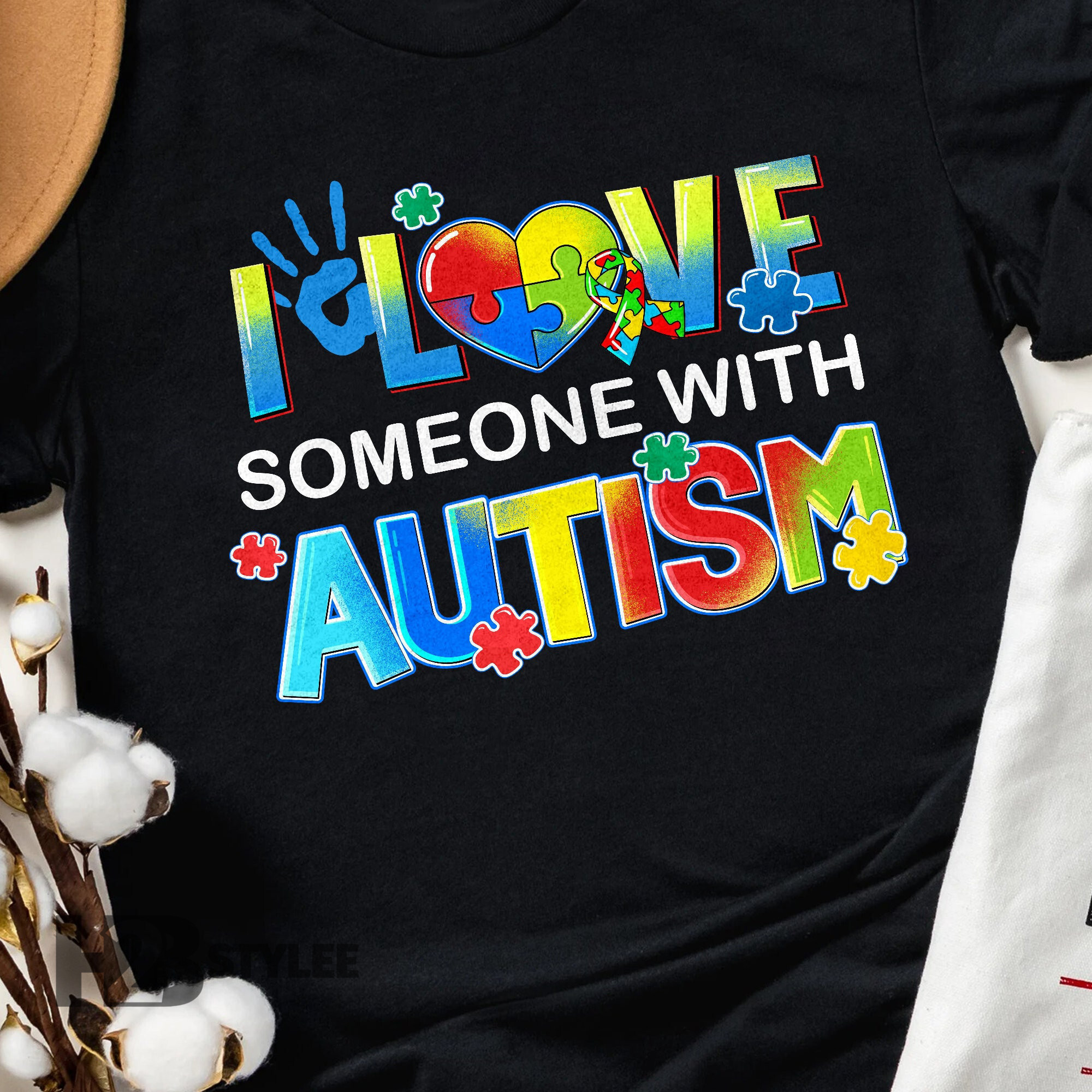 I Love Someone With Autism Autism Awareness Support Gift Neurodiversity Special Education Unisex T Shirt, Sweatshirt, Hoodie
