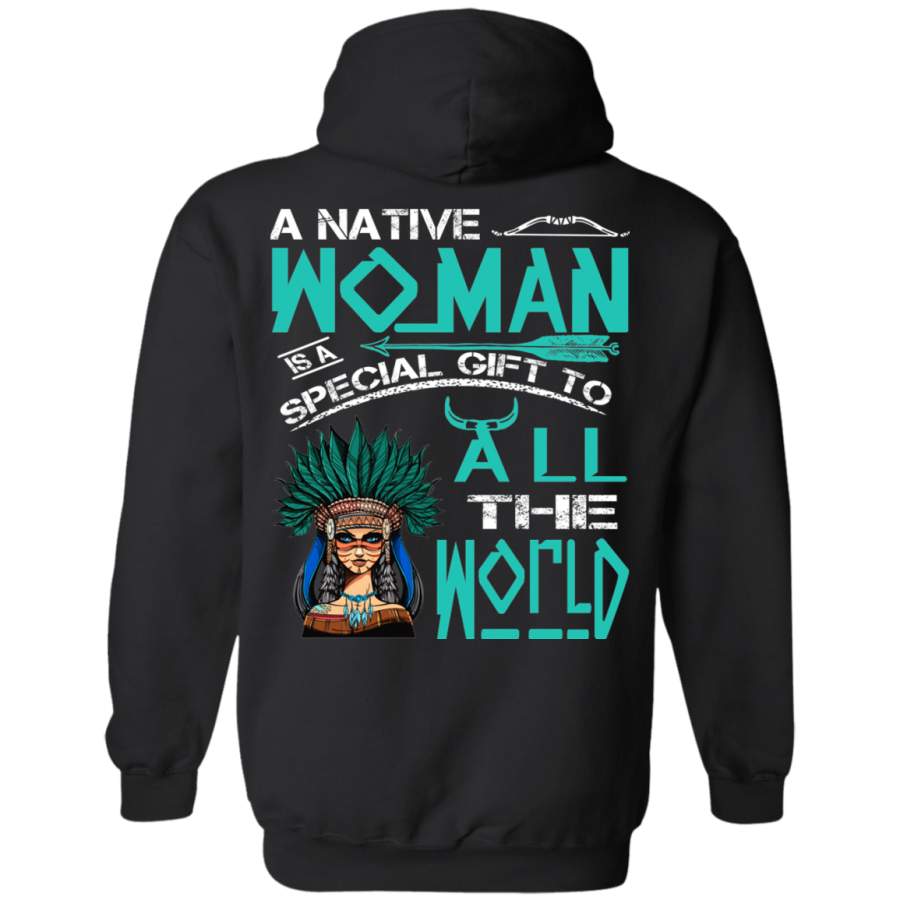 A Native Woman Hoodies – Back Print