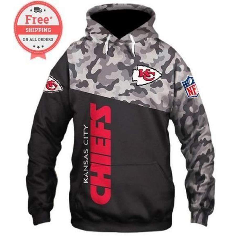 Kansas City Chiefs Sweatshirts Print Unisex Hoodie Unisex 3D All Over Print