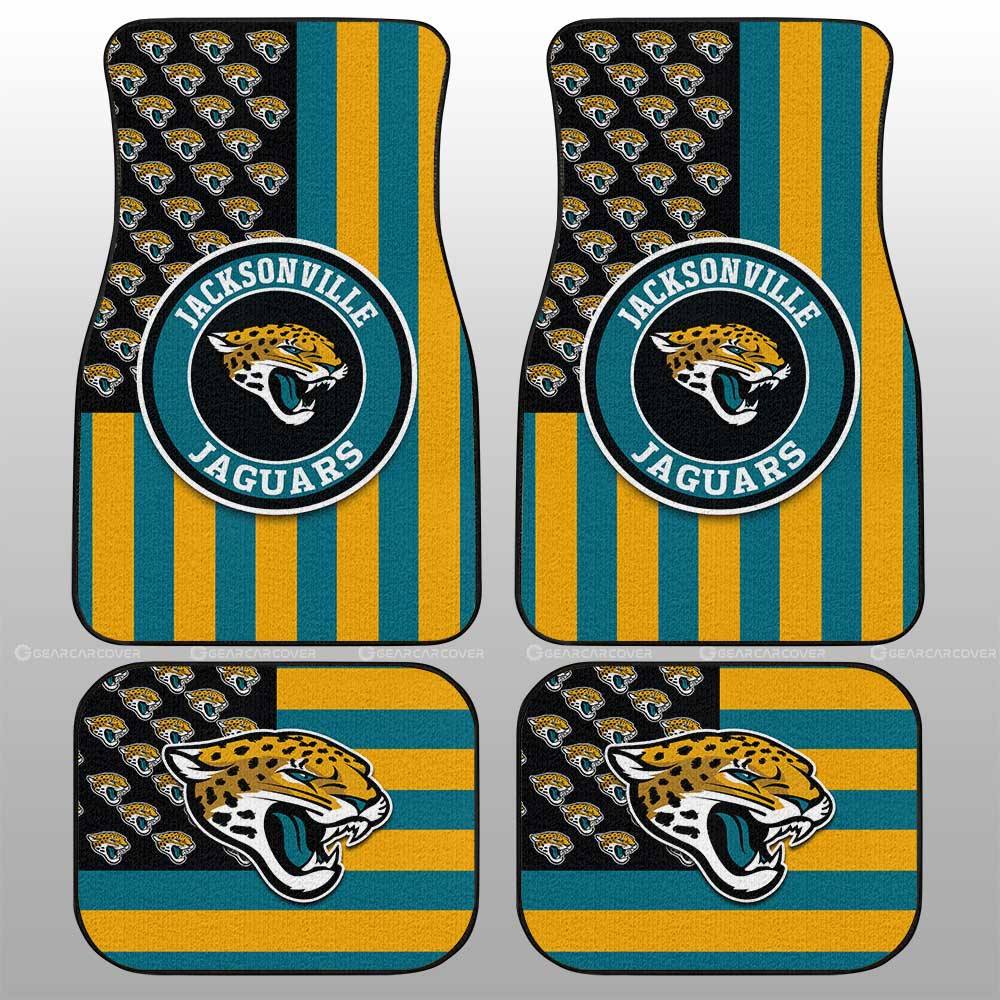 Jacksonville Jaguars Car Floor Mats Custom Us Flag Style