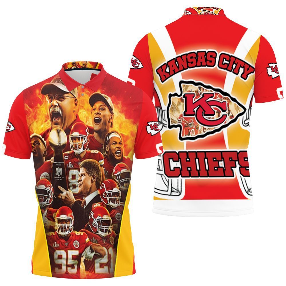 Kansas City Chiefs Champions Afc West Division Super Bowl 2021 3D Polo Shirt, Jersey