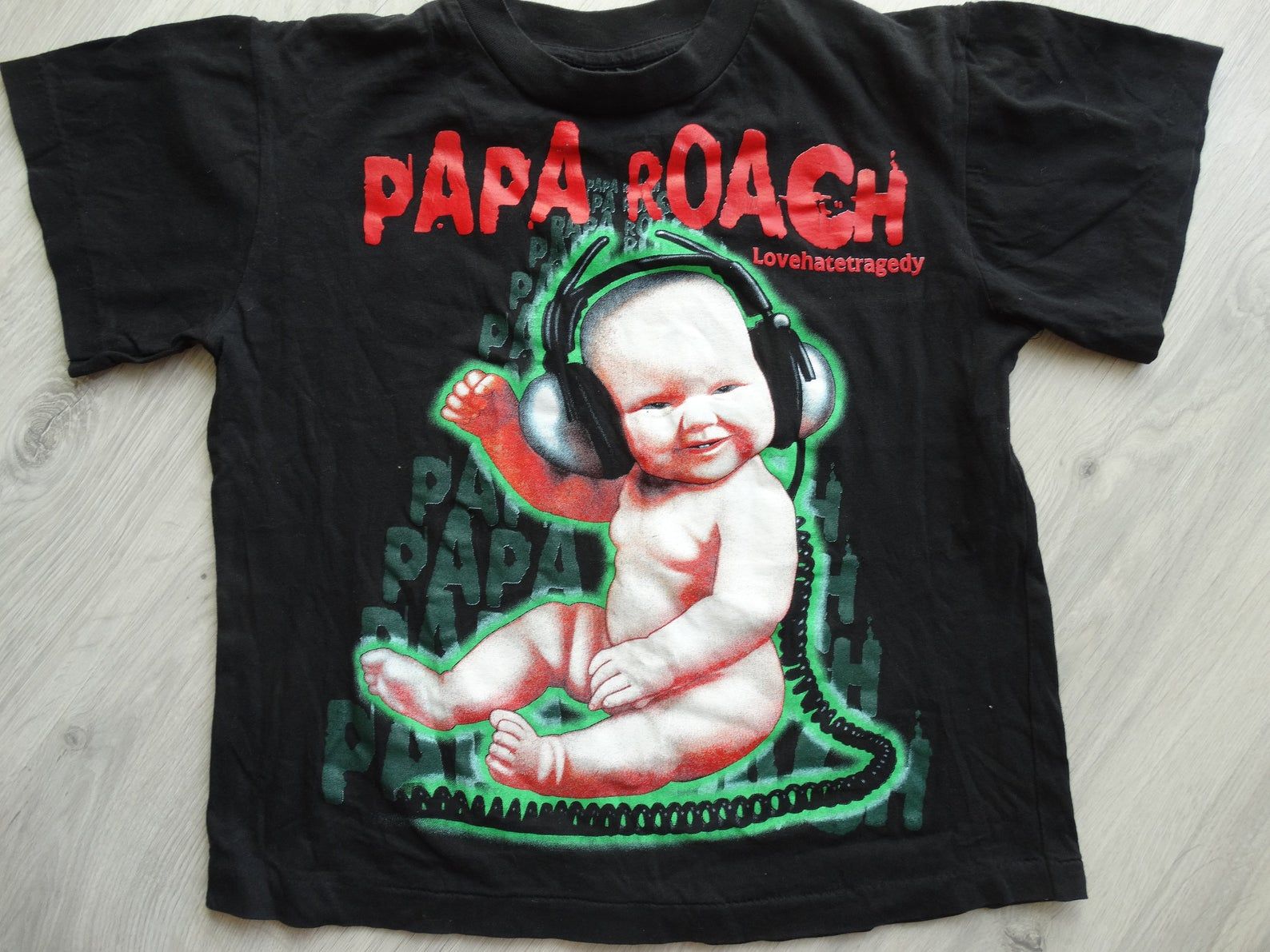 Vintage Papa Love Hate Tragedy Album Shirt S Kornnickelbackdisturbedlimp Bizkitslipknotgreen Day