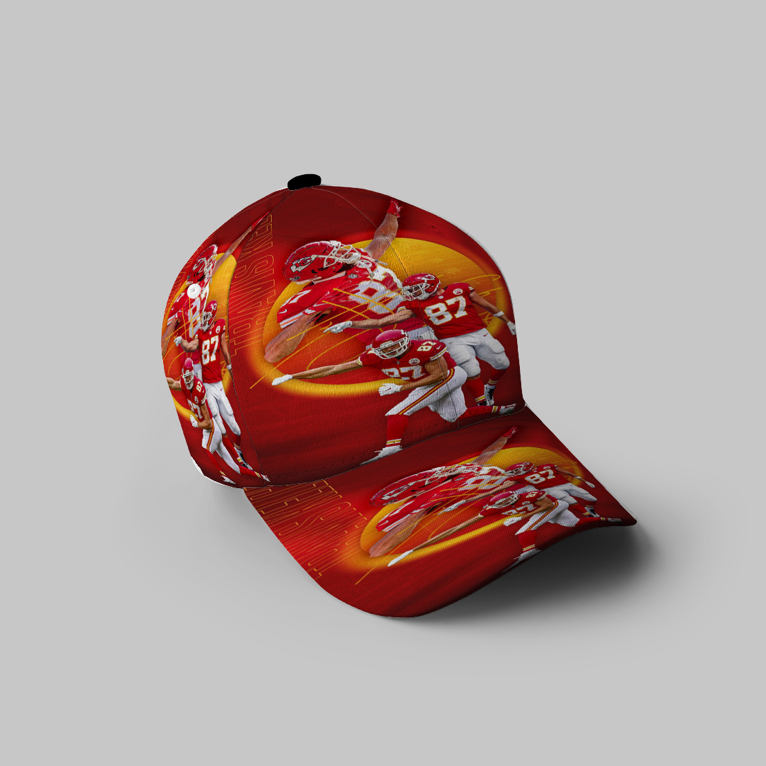 Kansas City Chiefs Travis Kelce 87 3D Printing Baseball Cap Classic Hat