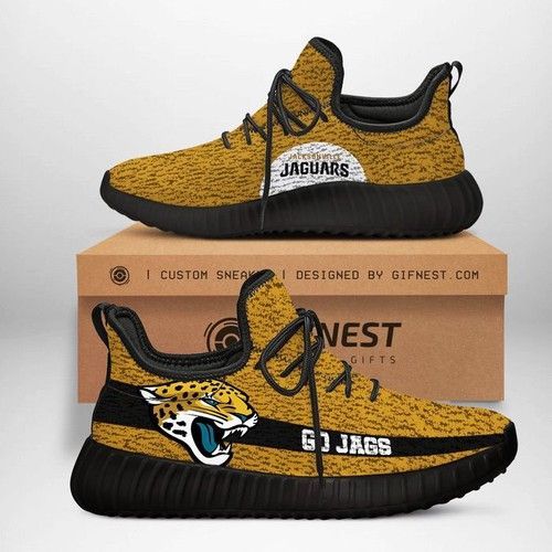 Jacksonville Jaguars Shoes Customize Yeezy Sneakers For Fan