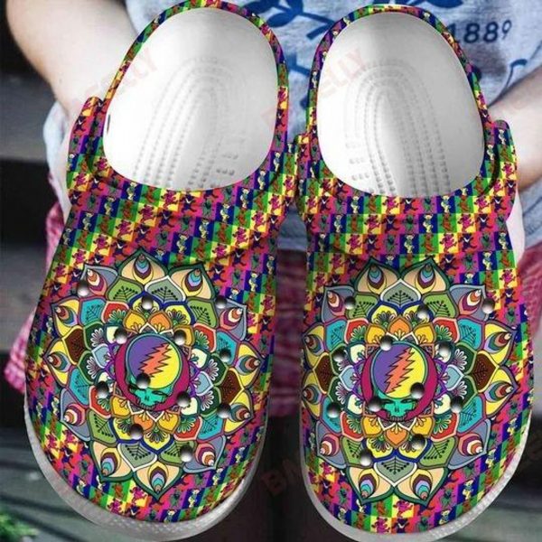 Waybackapparel Grateful Dead 3D Crocband Clog