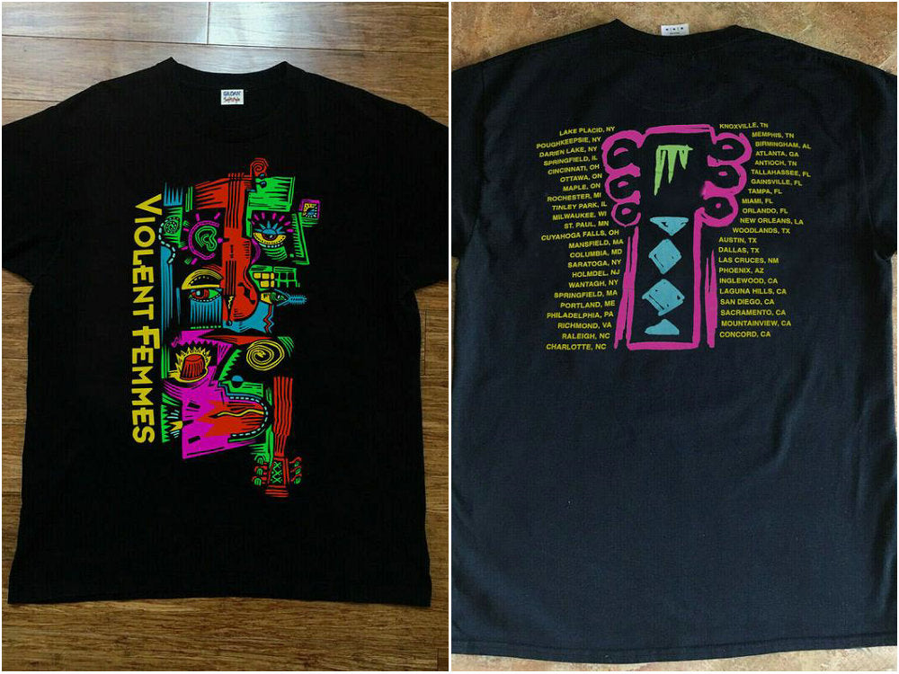 Violent Femmes Vtg Tour 1992 T shirt  vintage print t shirt