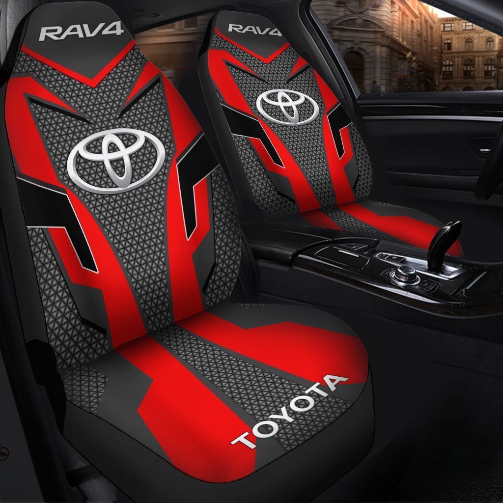 Toyota RAV4 PVT-HL Car Seat Cover (Set of 2) Ver1 (Red)