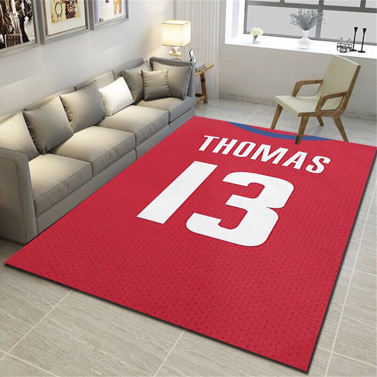 Detroit Pistons Logo Area Rug, Baske &hellip;