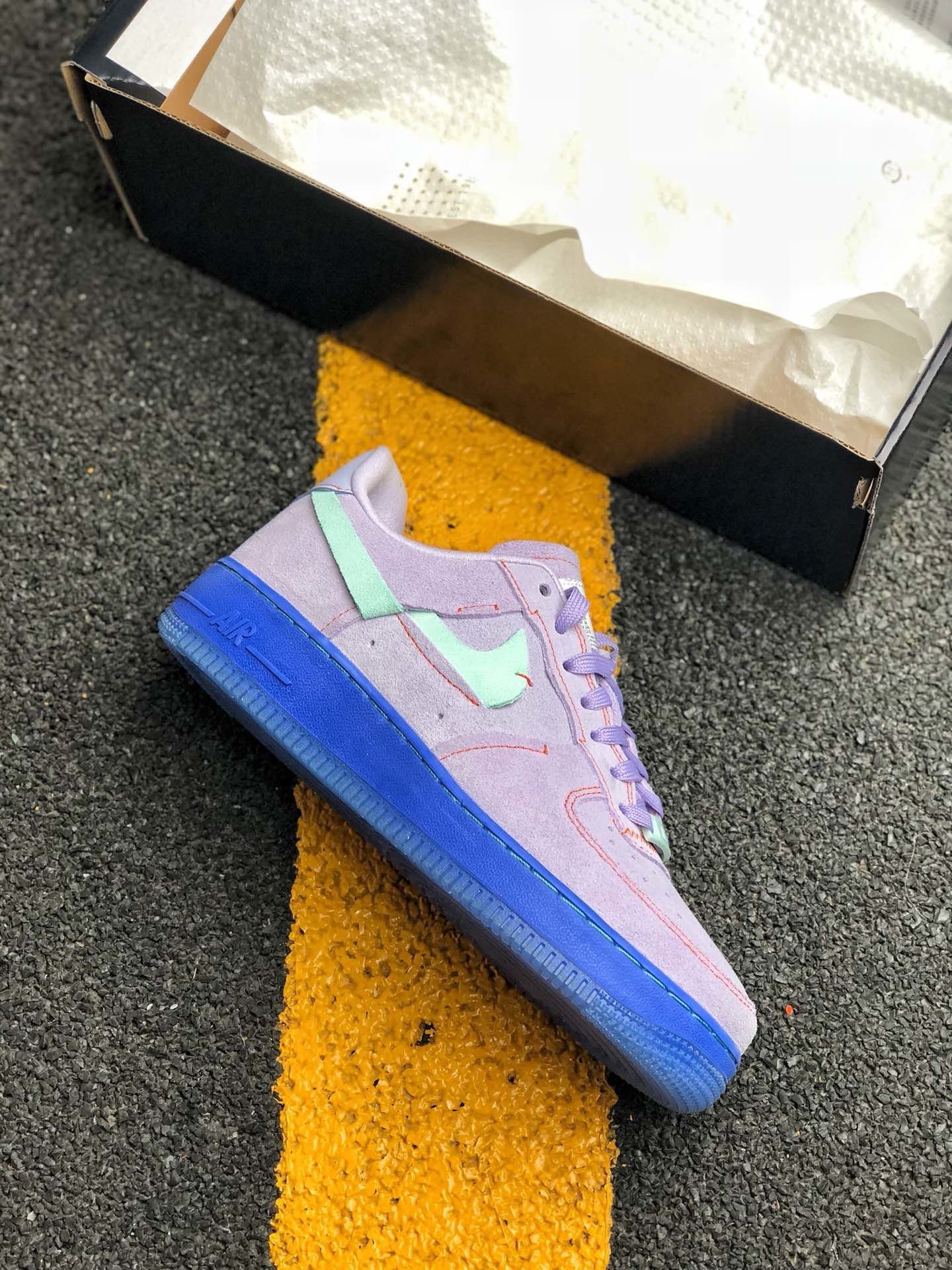 Nike Air Force 1 07 Lux Purple AgateTeal Tint-Rush Violet 5340729