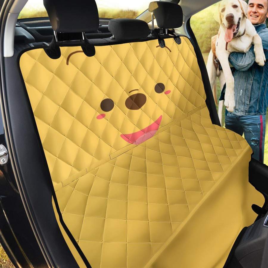 Winnie The Pooh Face Pet Seat Cover