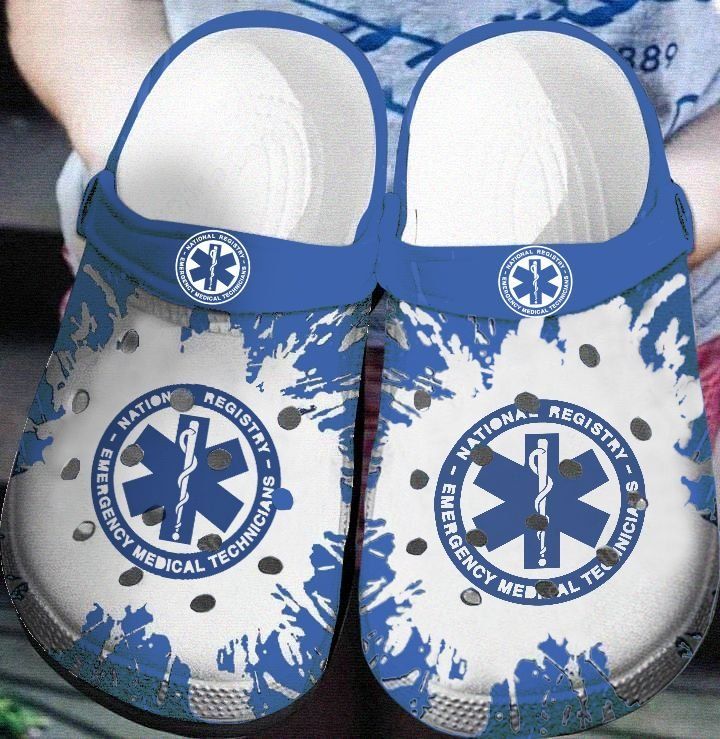 Amazon National Registry Of Emergency Medical Technicians Nurse Crocs Clog Shoes