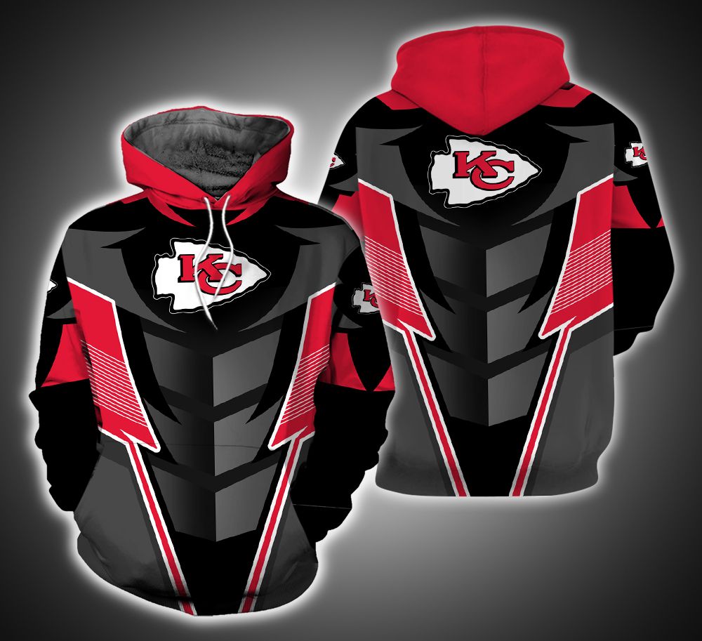 Kansas City Chiefs Armor 3D Printed Hoodie