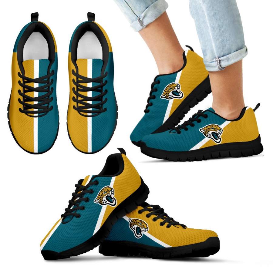 Dynamic Aparted Colours Beautiful Logo Jacksonville Jaguars Sneakers