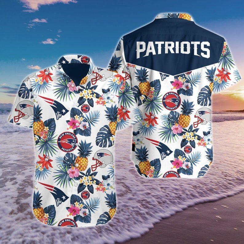 Beach Shirt New England Patriots Hawaiian Shirt Nfl Football Team For Fans