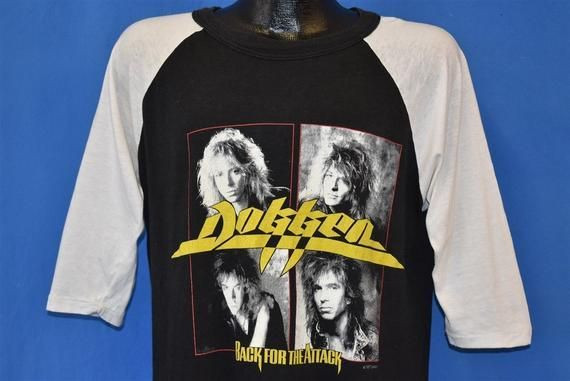 80S Dokken Back For The Attack Tour Shirt