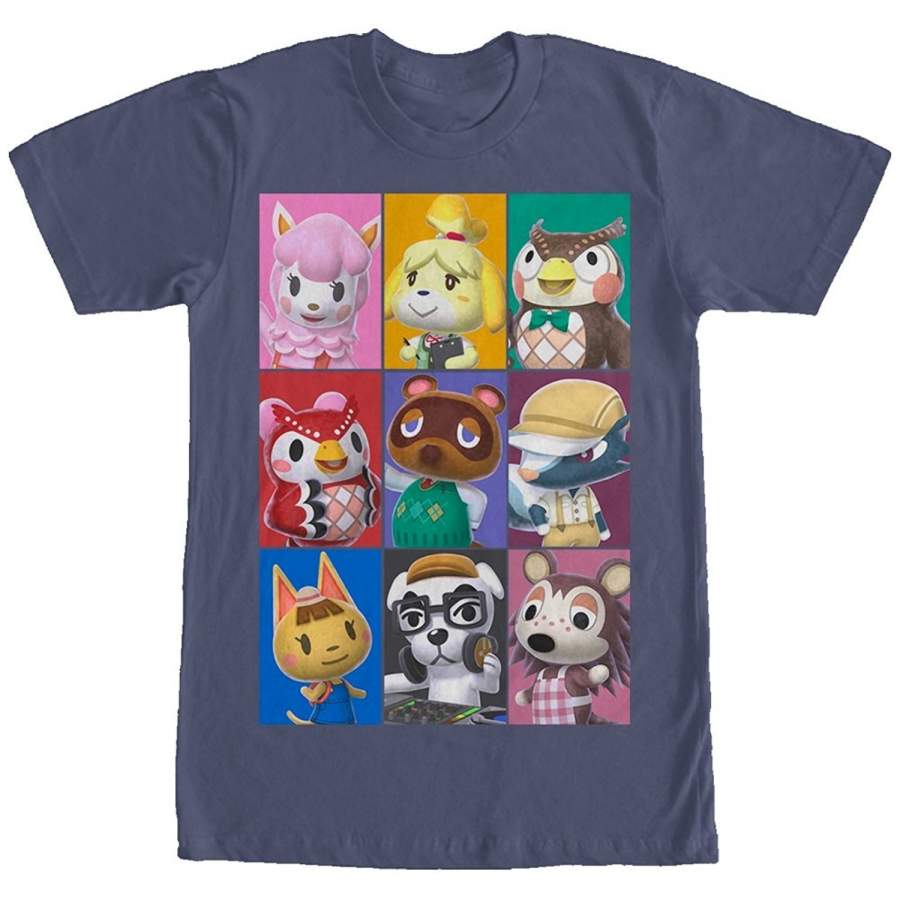 Animal Crossing Characters Mens Graphic T Shirt Cheap Fashion Short Sleeved T-Shirt