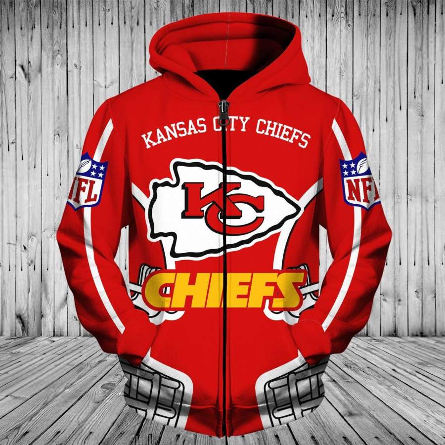 Kansas City Chiefs Apparel 580 Hoodie All Over Printed