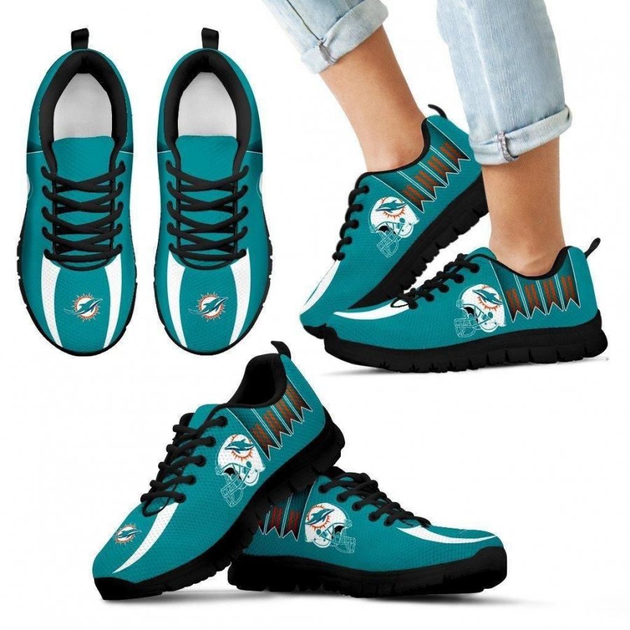 Vintage Four Flags With Streaks Miami DolphinsSneakers #916