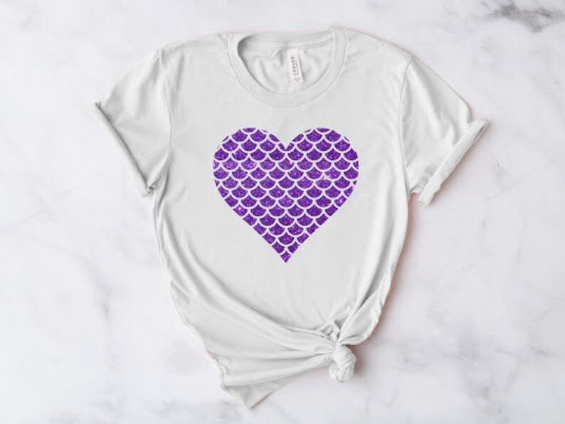 Mermaid Heart Shirt, Cute Valentines Day Shirt, Mermaid Shirt, Cute Heart Shirt Unisex, Valentines shirt, Cute Valentines Outfit Tee