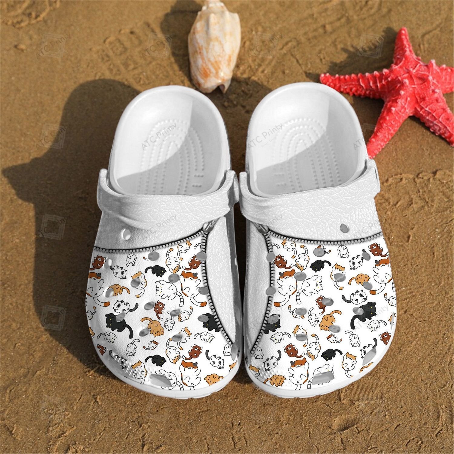 Funny Cats Croc Shoes For Women R &hellip;