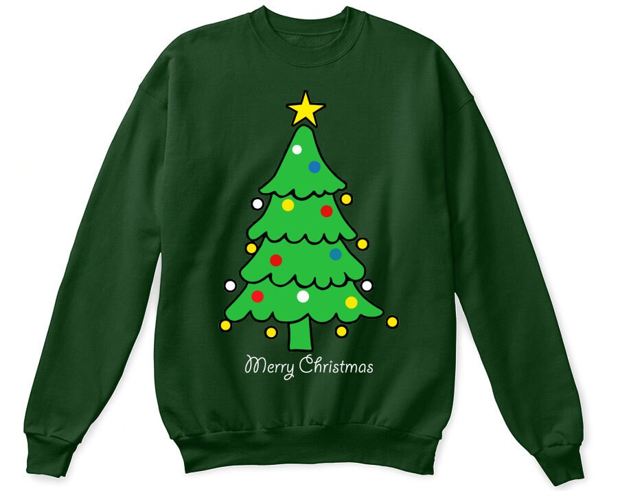 Merry christmas shirt, merry christmas gift, christmas tree sweatshirt, christmas tree sweater, shirt for christmas, gift for christmas Christmas x Teeshop24h Fashion