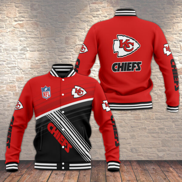 Kansas City Chiefs Baseball Jacket 07